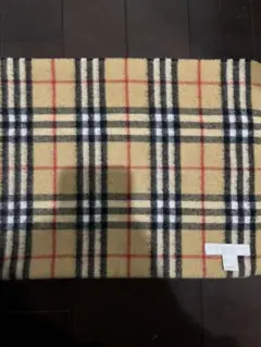 BURBERRY チェック柄ウールマフラー