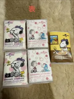 USJ SNOOPY STUDIOS ポケットティッシュ 5個セットのサムネイル