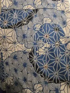 今夜最終） 日本橋竺仙 奥州小紋 蕗に桐葉