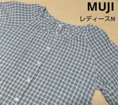 良品計画 レディースチェック柄 ブラウス M