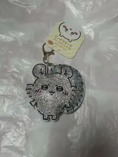 新品未使用 モモンガ ちいかわ ラインストーンキーホルダー２①