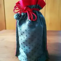 ハンドメイド　ペットボトル用　巾着袋　小物入れ　和風