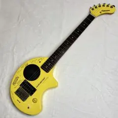 【整備済】フェルナンデス ZO-3ギター イエロー　ケース付き Amazon | FERNANDES フェルナンデス ミニエレキギター YELLOW