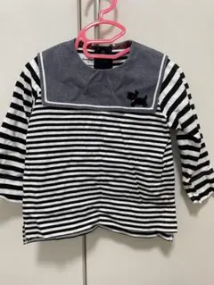 ファミリア♡ ボーダー セーラー トップス