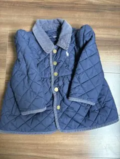 Ralph Lauren ネイビー キルティングコート 18M 女の子　90