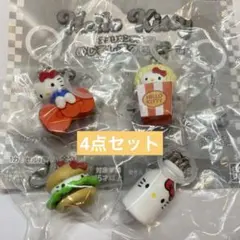 ハローキティ アメリカンデザイン めじるしアクセサリー リボン 4点セット