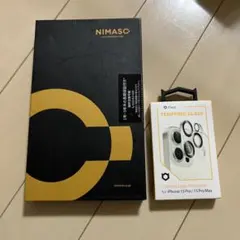 NIMASO iPhone保護フィルム 強化ガラス＆iFace camera