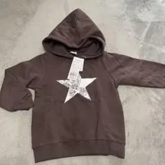 新品！裏起毛パーカー　110cm デビロック