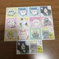 ちいかわ　シールコレクション　シール　ハチワレ　ラッコ　古本屋　カニちゃん