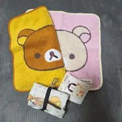 【新品】リラックマ　コリックマ　タオルハンカチ　エコバック