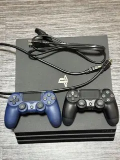 PlayStation 4 pro CUH-7000B コントローラー2個付き