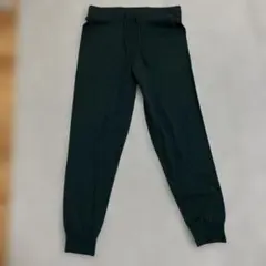ニットパンツ　深いグリーン　H＆Ｍ
