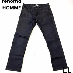 美品】renoma HOMME 濃紺 LL デニムパンツ インディゴ - メルカリ
