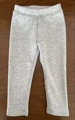 【95cm】baby GAPレギンス 裏起毛 10分丈 グレー