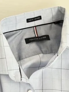 極美品‼️TOMMY HILFIGERスリムフィット長袖シャツ