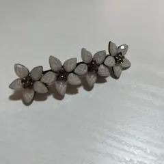フラワーモチーフ ヘアクリップ バレッタのサムネイル