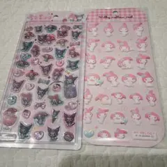 うるちゅる　ミルキーメロウシール　シール　マイメロ　クロミ