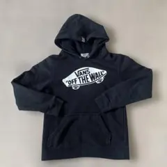 VANS オフ・ザ・ウォール ブラックパーカー 150センチ