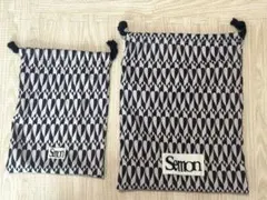semon apartment 巾着　M、Lサイズ　mirror ミラー