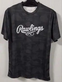 野球 新品 ローリングス 迷彩 カモフラ ブラック Tシャツ Mのサムネイル