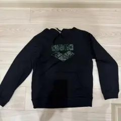 arena フリース裏地 パーカー M 黒