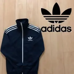【大人気】adidas  トレフォイル  ジャージ トラックジャケット　ネイビー
