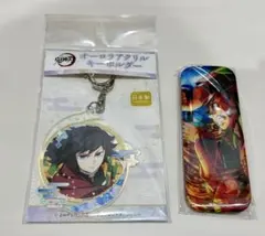 冨岡義勇　炭治郎　アクリルキーホルダー　ロング缶バッジ