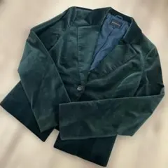 ベロア テーラードジャケット