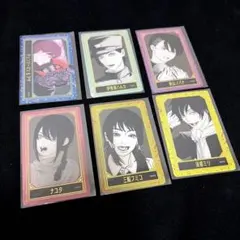 チェンソーマン　ジャンプショップ　箔押しクリアカードコレクション　6枚セット