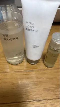無印 クレンジング 化粧水 スクラブ洗顔フォームのサムネイル