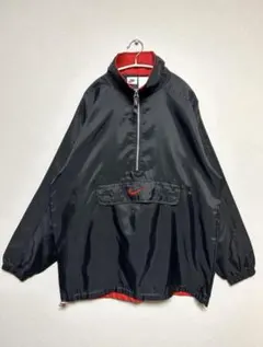 90s 00s 白タグ　NIKEハーフジップ ナイロンジャケット　アノラック