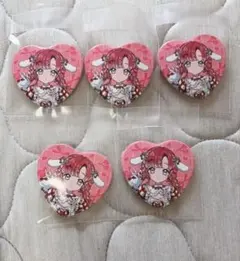 にじさんじ Cherry Cherish ハート型缶バッジ 早乙女ベリー - メルカリ