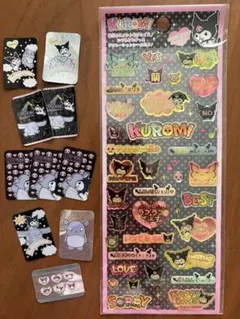 激レア 2007年 クロミ シール デコキラ絵文字ぷっくりシール フレークシール