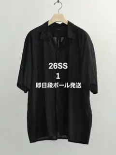 【新品】26SS COMOLI KHADI コットン 半袖オープンカラーシャツのサムネイル