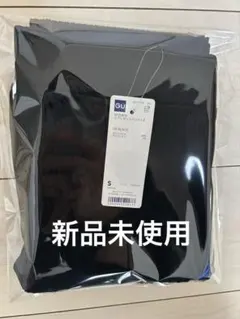 【新品タグ付】リブレギンスパンツ＋E ブラックS