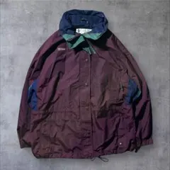 90s Columbia Longs Peakナイロンジャケット 紫 XL相当