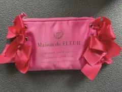 Maison de FLEUR ピンクリボンポーチ