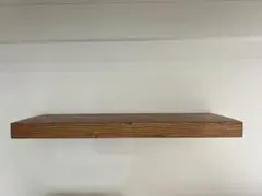 ウォールナット 壁 ウォールシェルフ 棚 天然木 幅40cm