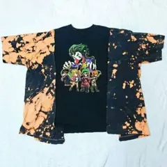 【リメイクTシャツ】 タイダイ 半袖 キャラ オーバーサイズ 個性的 世界に1枚