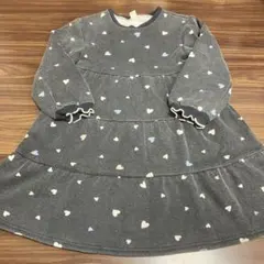 après les cours ハート柄 ワンピース 120