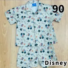 ディズニー　ミッキーマウス総柄 90cm セットアップ
