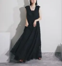 Ezick Lady set フリルチュールドレス M 結婚式 オケージョン - メルカリ