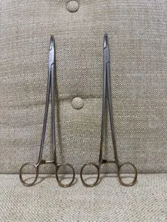 【美品】持針器 ヘガール 曲 オペ 医療機器 器械のサムネイル