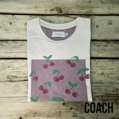 まいぷぅー様専用COACH コーチ チェリー柄 Tシャツ