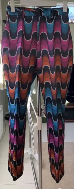 JEANASISブーツカットパンツ　マルチカラー　JS050691MC