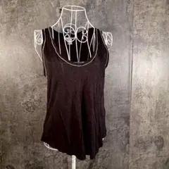 ✨H&M✨エイチアンドエム♡レディースタンクトップ♡大人可愛い♡ブラック(S)