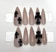 ネイルチップ　クロムネイル　y2k シズニルック　韓国