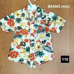 BEAMSmini110ハワイアンプリントシャッ半袖男児