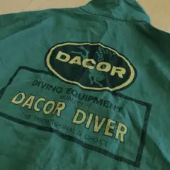 ビンテージ　DACOR ダコー　ジップアップ Mサイズ　ダイビング　フィッシング