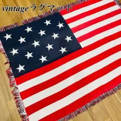 希少】vintageラグマット マルチカバー アメリカ アラバマ大学 雑貨